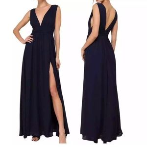 Lulus V-Neck Formal Dress